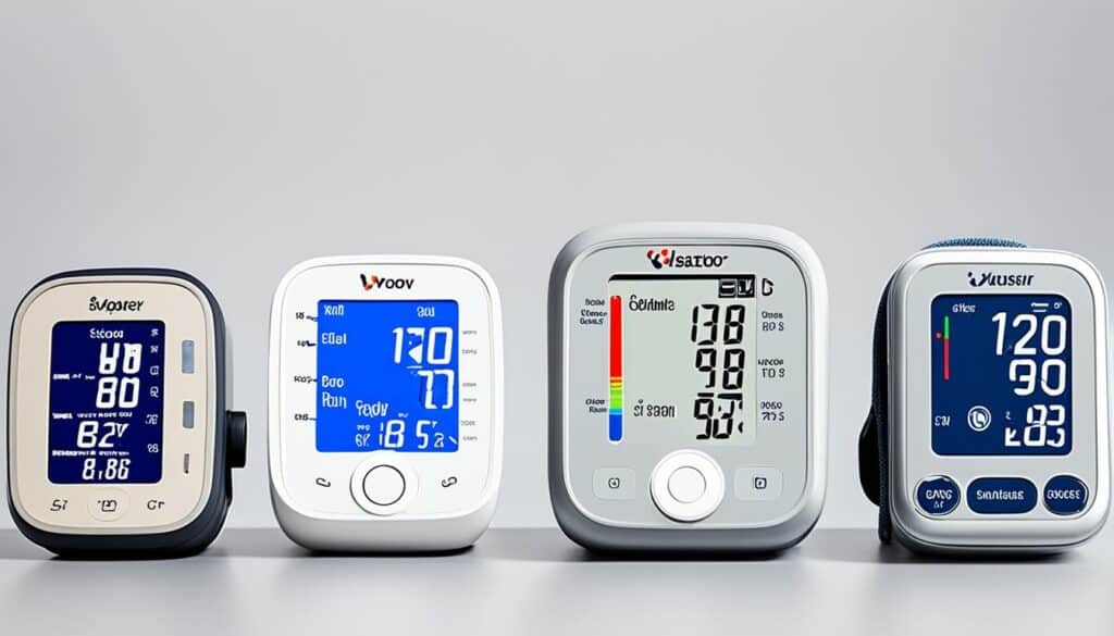 Vergleich von Blutdruckmessgerät Modellen und Marken